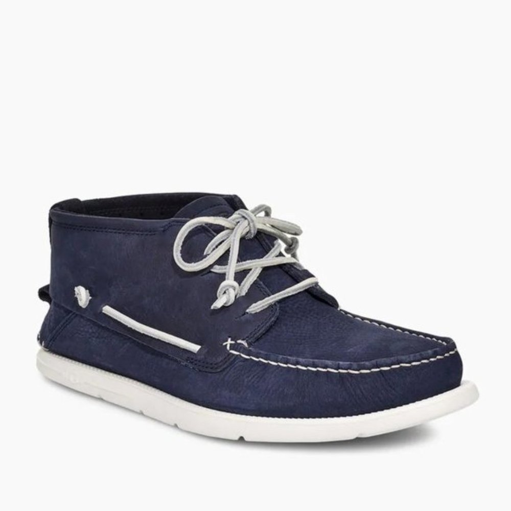 UGG Beach Moc Chukka Ankle-High Leather Moccasins